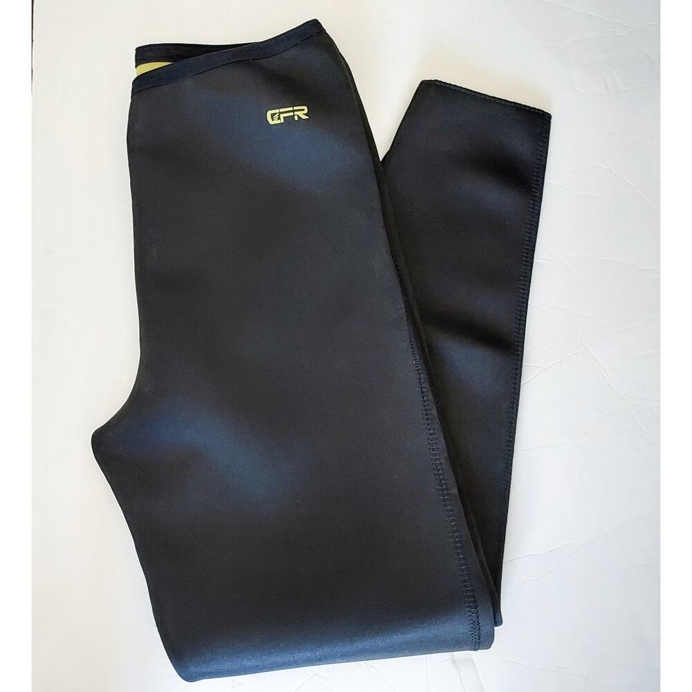Women's CFR Black Neoprene Cropped Compression Pants Wetsuit